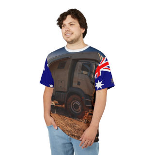 Australian Flag Sleeves Camper Truck Tee | Overland 4x4 Adventure 14
