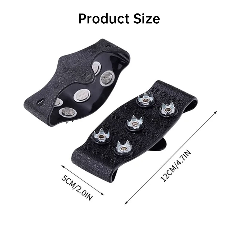 5-Point Adjustable Ice Cleats, Non-Slip