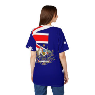 Australian Flag Coat of Arms Tee | All-Over Print Shirt 22