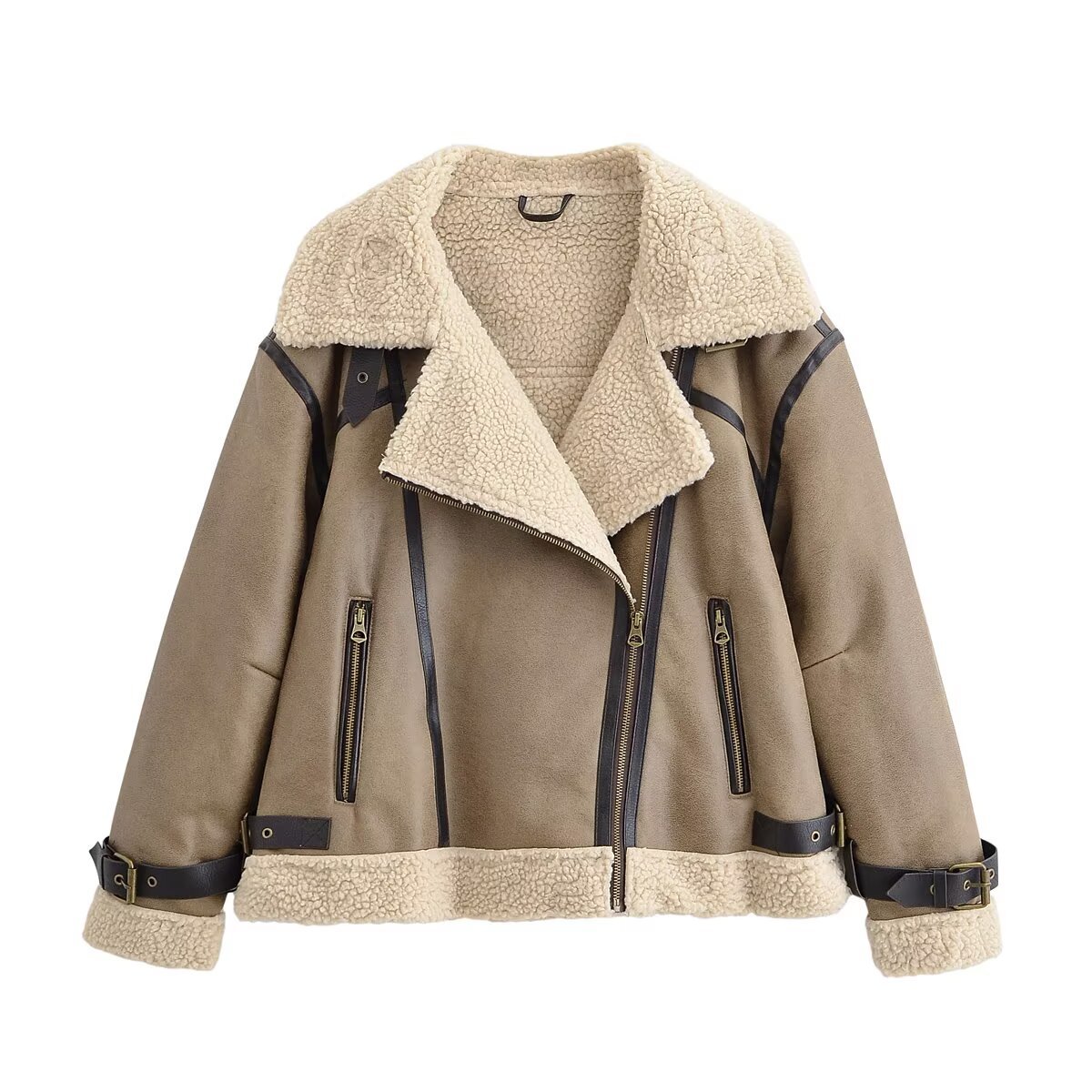 Faux Fur One-Piece Coat
