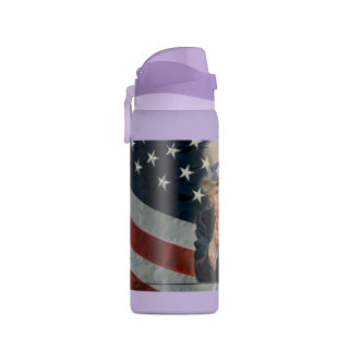 Uncle Sam Pointing Water Bottle | American Flag Patriotic 32oz 14
