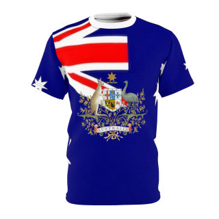 Australian Flag Coat of Arms Tee | All-Over Print Shirt 2