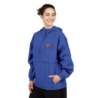 Packable Anorak Jacket | Hooded Windbreaker, Pocket Patch Detail 33