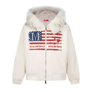 Camouflage Fur Collar Hooded Sweatshirt Jacket for Men 5