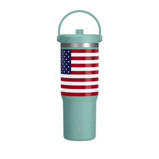 American Flag Tumbler 32oz | USA Stars Stripes Stainless Travel Cup 4
