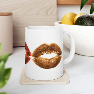 Kiss Lip Print Mug | Ceramic Coffee Cup 13