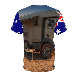 Australian Flag Sleeves Camper Truck Tee | Overland 4x4 Adventure 8