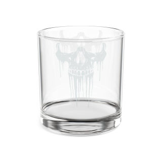 Dripping Skull Whiskey Glass | Engraved 10.5oz 2