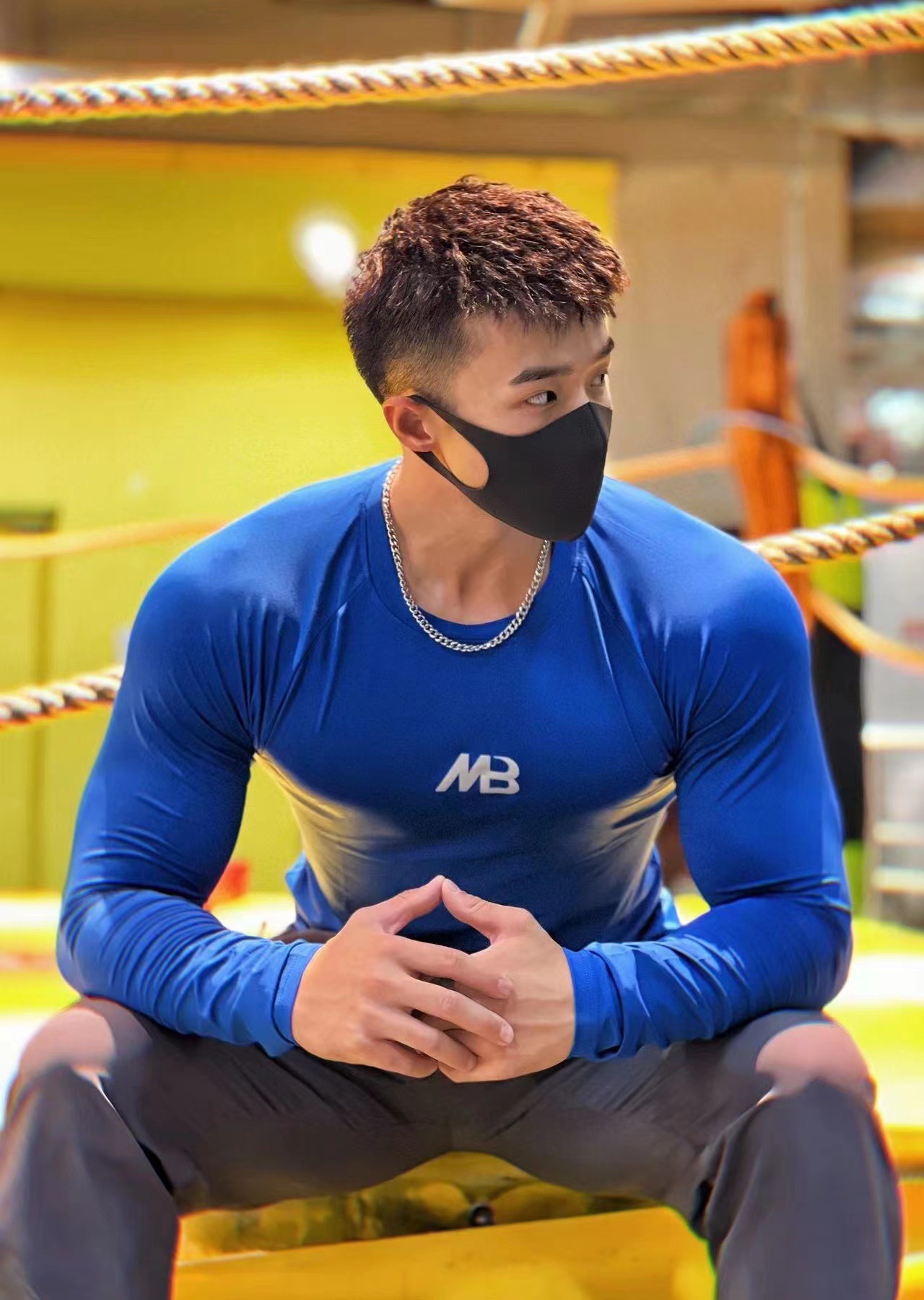Men's Compression Long Sleeve Athletic Base Layer