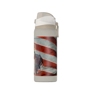 Uncle Sam Pointing Water Bottle | American Flag Patriotic 32oz 23