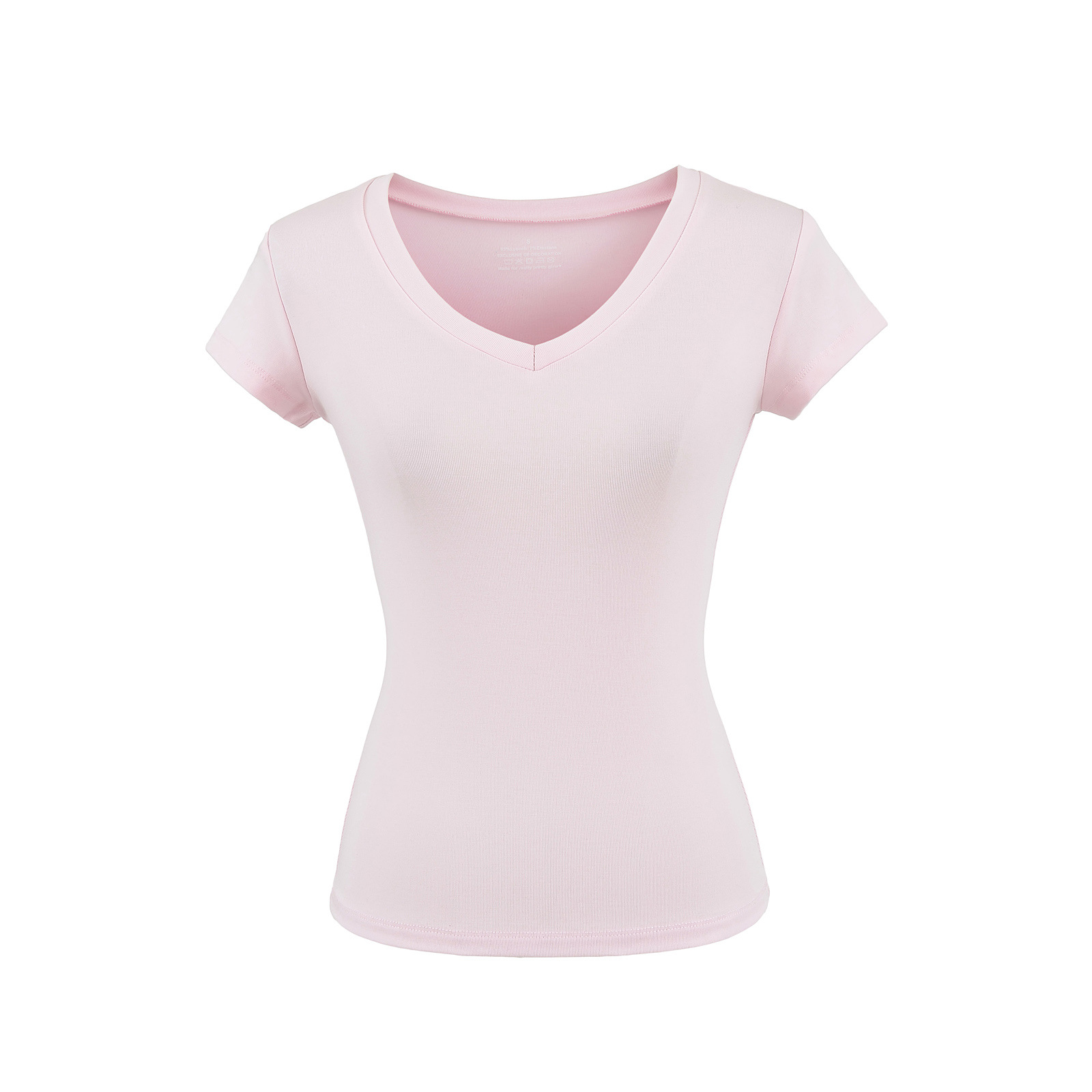 V-Neck Stretch Short Sleeve T-Shirt