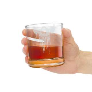 Dripping Skull Whiskey Glass | Engraved 10.5oz 6