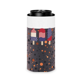 American Flag Popsicles Can Cooler | Patriotic Fourth of July Koozie 6