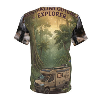 Camper Van Jungle Adventure Tee | All Over Print Shirt 7