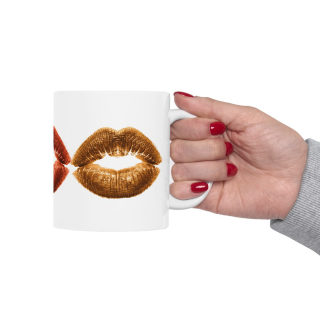 Kiss Lip Print Mug | Ceramic Coffee Cup 18