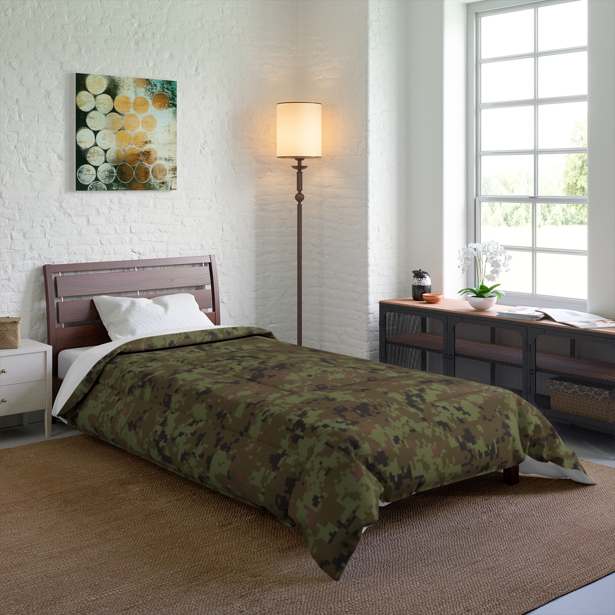 Camo Digital Camouflage Comforter