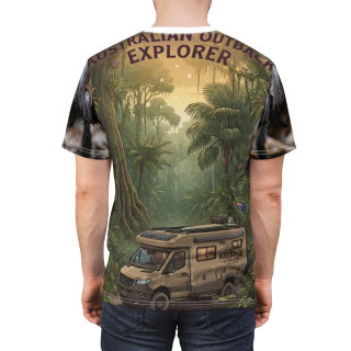 Camper Van Jungle Adventure Tee | All Over Print Shirt 13