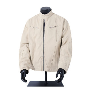 Men's Stand Collar Baseball Jacket | Windproof Zip-Up 2