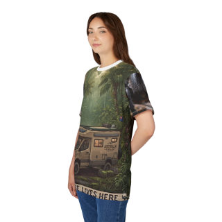Camper Van Jungle Adventure Tee | All Over Print Shirt 25