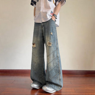 Ripped Denim Pants for Men 1