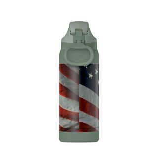 Uncle Sam Pointing Water Bottle | American Flag Patriotic 32oz 18