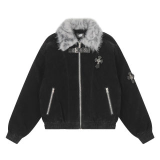 Retro Fur Collar Cotton-Padded Jacket for Men | Winter Coat 2