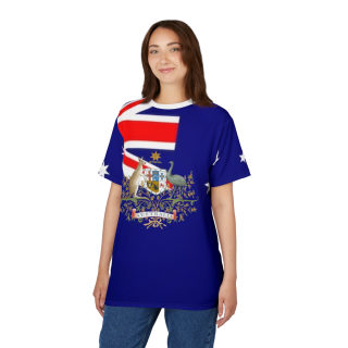 Australian Flag Coat of Arms Tee | All-Over Print Shirt 16