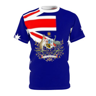 Australian Flag Coat of Arms Tee | All-Over Print Shirt 3