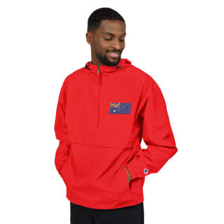 Packable Anorak Jacket | Hooded Windbreaker, Pocket Patch Detail 21
