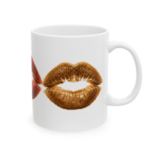 Kiss Lip Print Mug | Ceramic Coffee Cup 9