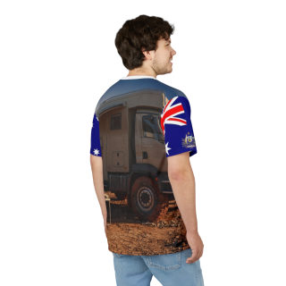 Australian Flag Sleeves Camper Truck Tee | Overland 4x4 Adventure 20