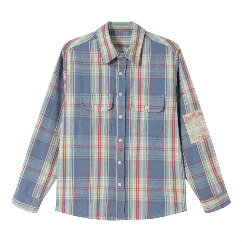 Embroidered Plaid Shirt | American Vintage