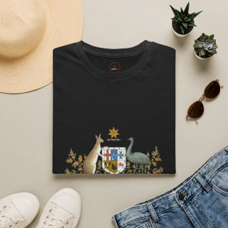 Australian Coat of Arms shirt | Kangaroo Emu Crest T-Shirt 2