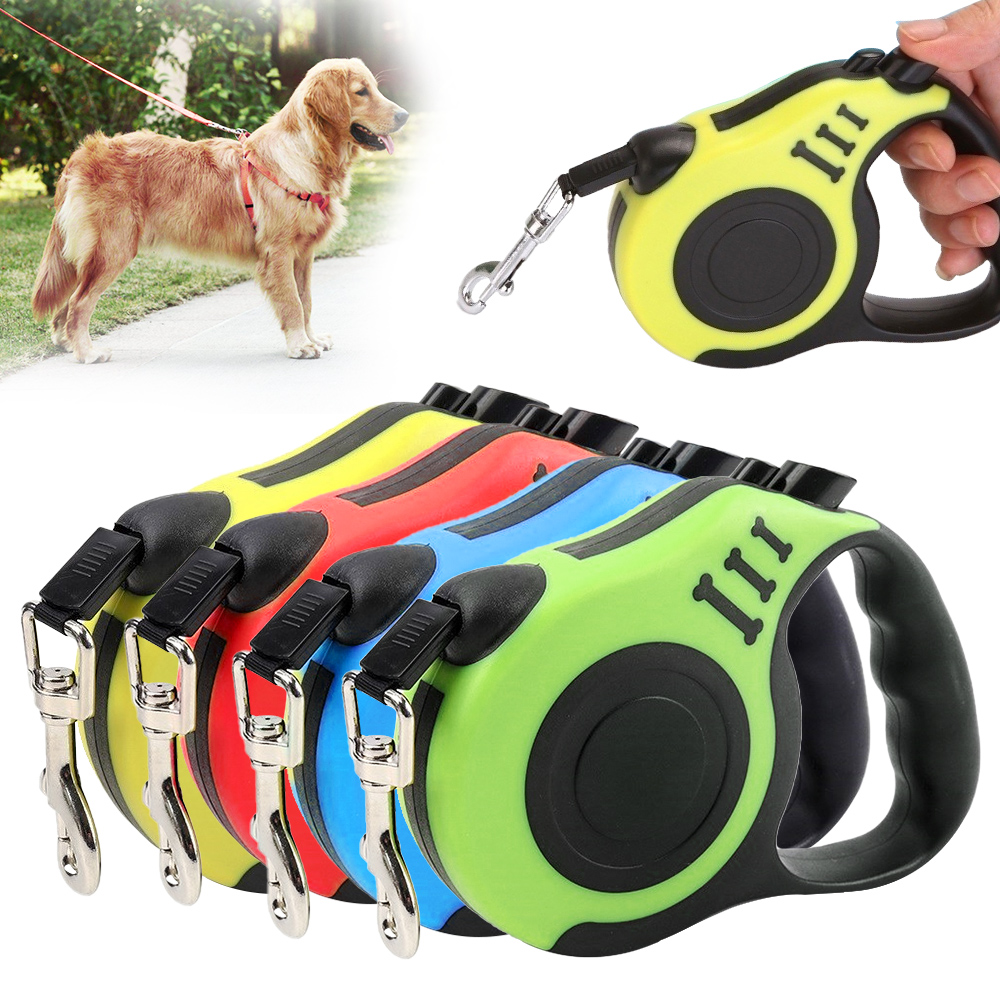 Durable Retractable Dog Leash | 3/5m Automatic Nylon Pet Lead
