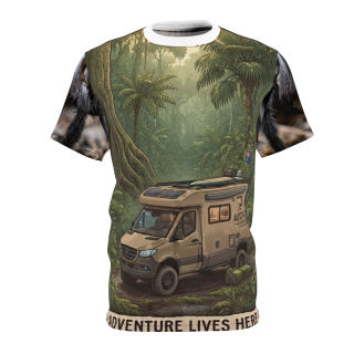 Camper Van Jungle Adventure Tee | All Over Print Shirt 2