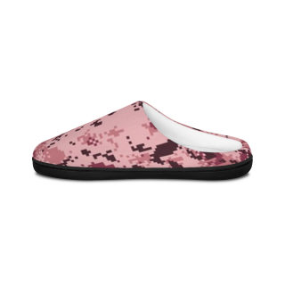 Pink Camouflage Indoor Slippers | Women's Cozy House Shoes 4