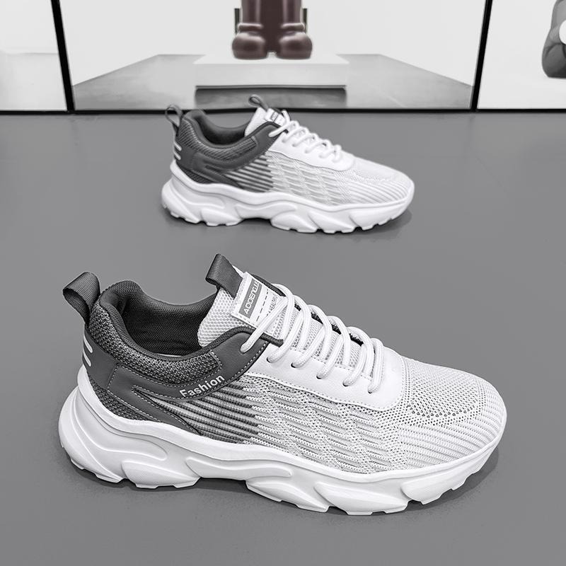 Men's Breathable Mesh Sneakers | Summer Running Leisure Height-Increasing