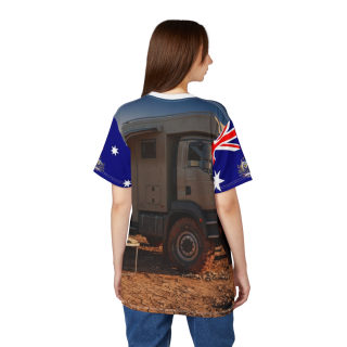 Australian Flag Sleeves Camper Truck Tee | Overland 4x4 Adventure 17