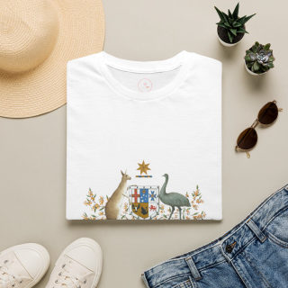 Australian Coat of Arms shirt | Kangaroo Emu Crest T-Shirt 21