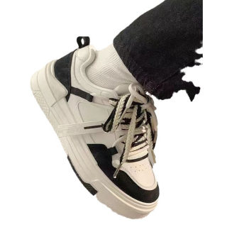 Thick Sole Trendy White Sneakers for Women | Casual Running Shoes 5