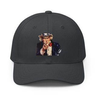 Uncle Sam Pointing Adidas Cap | Baseball Hat with Patriotic Illustration 3