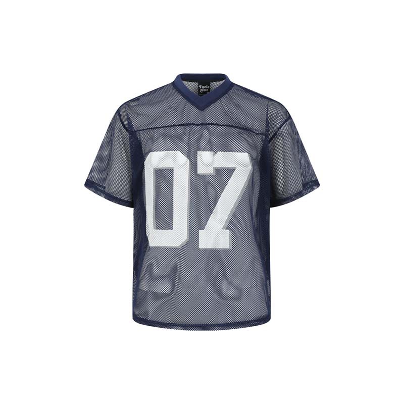 Digital Printed V-Neck Short Sleeve Shirt | American Retro Style