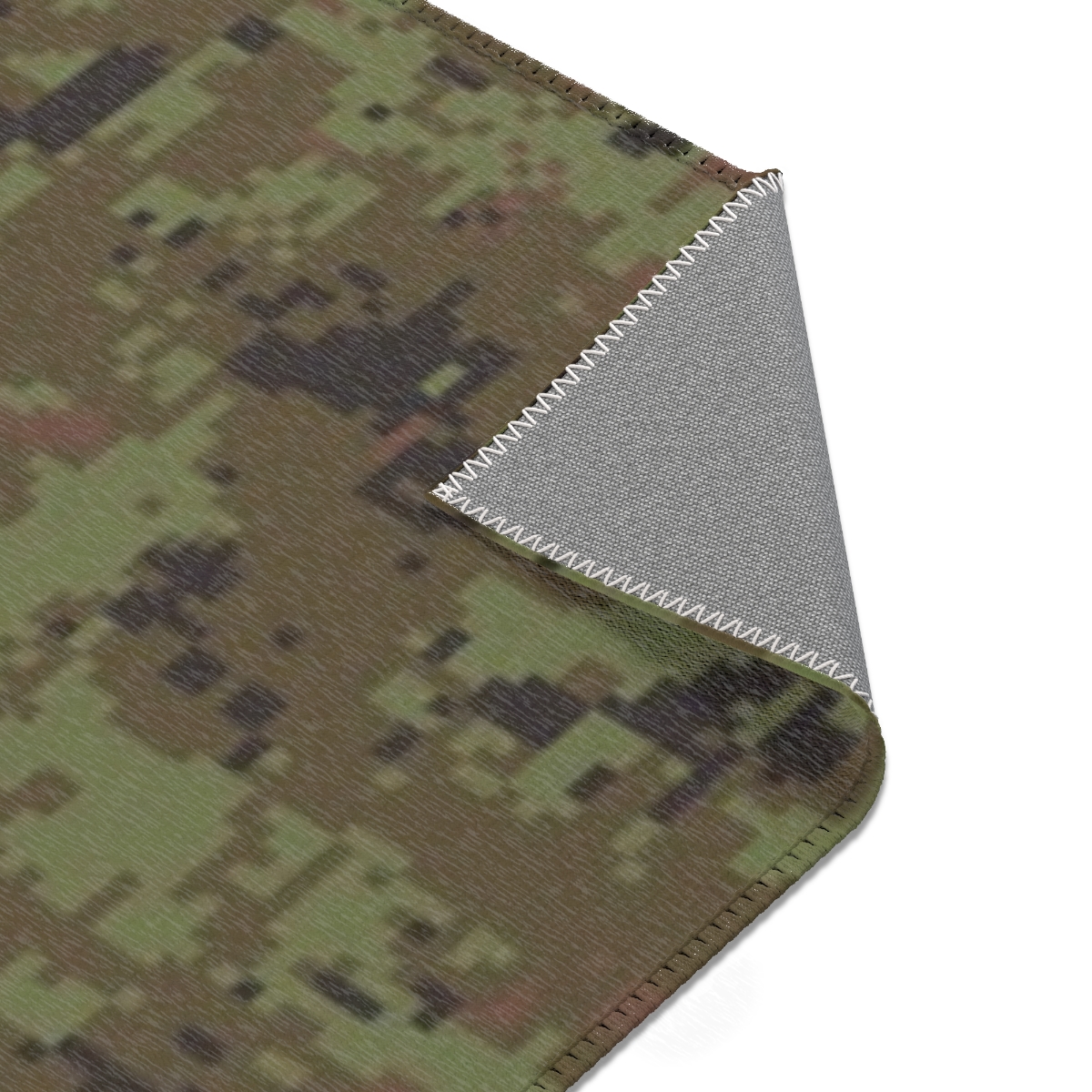 Digital Camo Area Rug