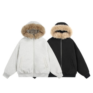 Hooded Fur-Collar Thickened Cotton-Padded Coat | Warm Winter Jacket 5