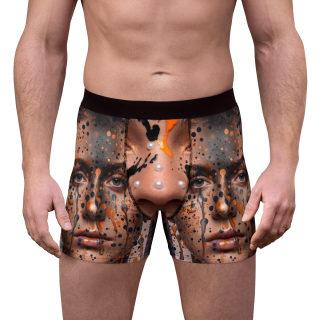 Paint-Splattered Face Boxer Briefs | All-Over Print 4