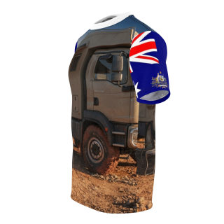 Australian Flag Sleeves Camper Truck Tee | Overland 4x4 Adventure 28