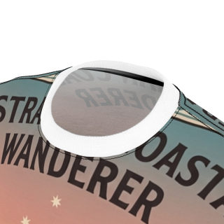 Coastal Wanderer Surf Van Tee | Ocean Cliffs Sunset All-Over Print 32