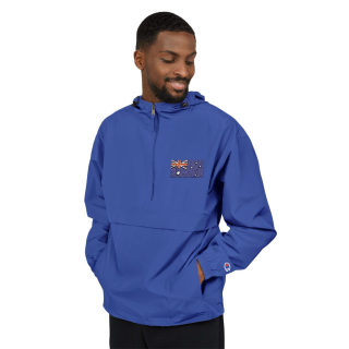 Packable Anorak Jacket | Hooded Windbreaker, Pocket Patch Detail 19