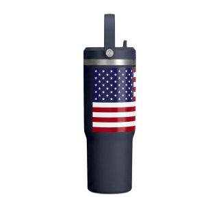 American Flag Tumbler 32oz | USA Stars Stripes Stainless Travel Cup 13