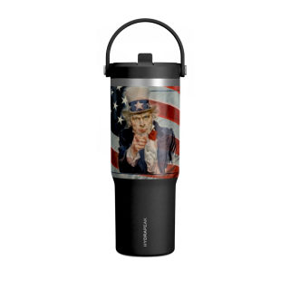 Uncle Sam Pointing American Flag Tumbler | 32oz Nomad 1